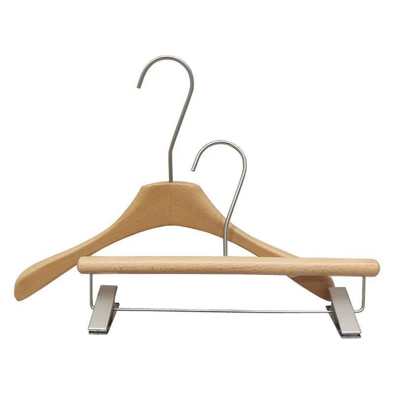 ハンガー 木製 滑り止め 無痕 けやき 漆塗り 無垢材 コート スーツ 衣類 ディスプレイ 撮影用 厚手 シンプル