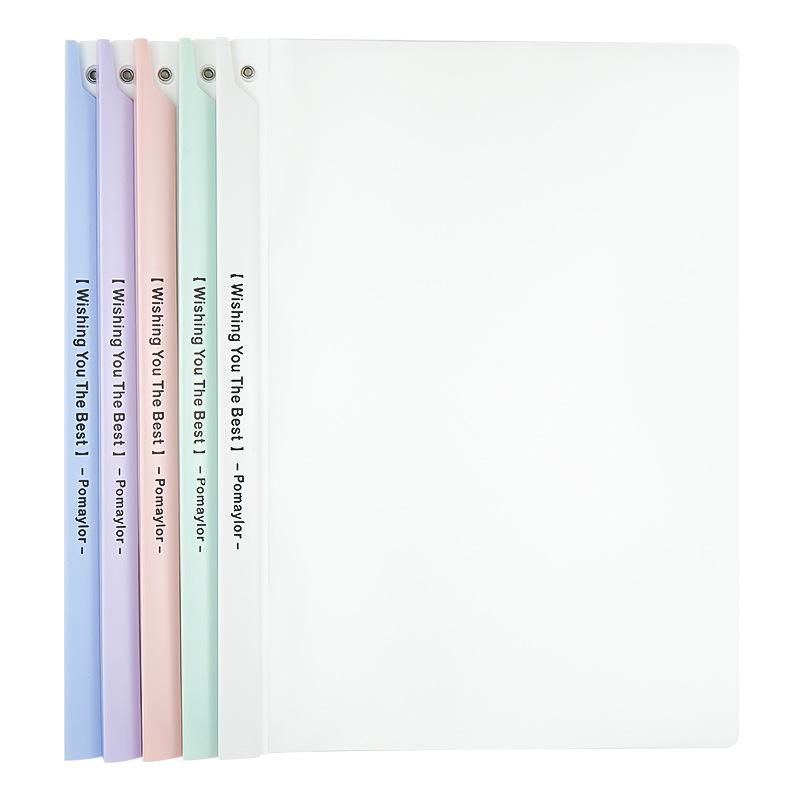 ファイル a4 透明 大容量 回転式 スライドバーファイル 試験用紙 ドキュメント 収納ホルダー 文具