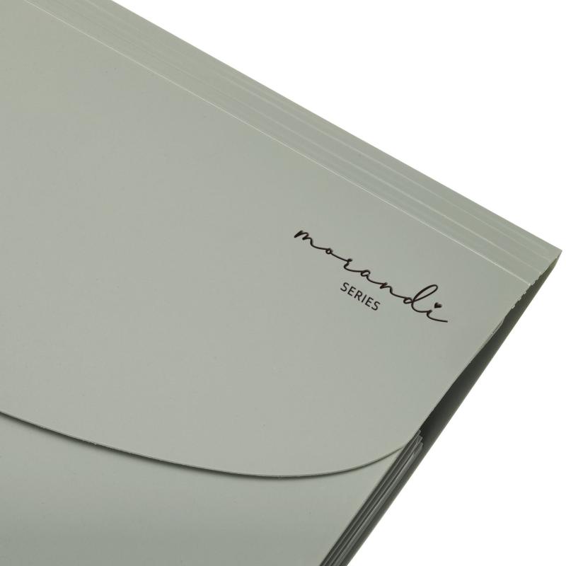 ファイルケース レディース A4 ドキュメントファイル モランディカラー 7ポケット 書類ケース オフィス..