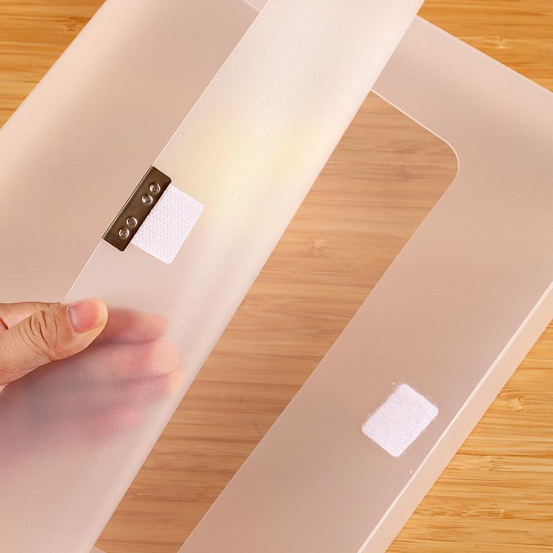 ファイルボックス A4 横型 PVC 55mm厚 側面ラベル付き 資料整理 オフィス収納