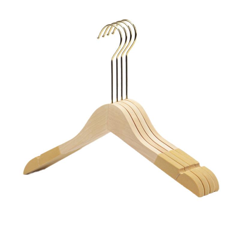 ハンガー メンズ 木製 滑り止め 厚手 スーツ コート ズボン用 ハンガーラック クリップ付き 連結フック付き 丈夫 おしゃれ 実木 無痕 衣類収納