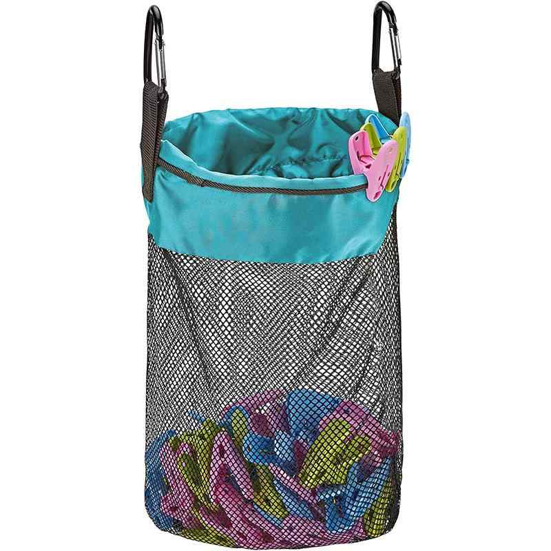 収納袋 レディース メンズ メッシュ 洗濯ネット ランドリーネット 吊り下げ 壁掛け ドアハンガー 大容量 オックスフォード布 下着 靴下 ハンカチ 洗面用品 旅行 雑貨(x200)