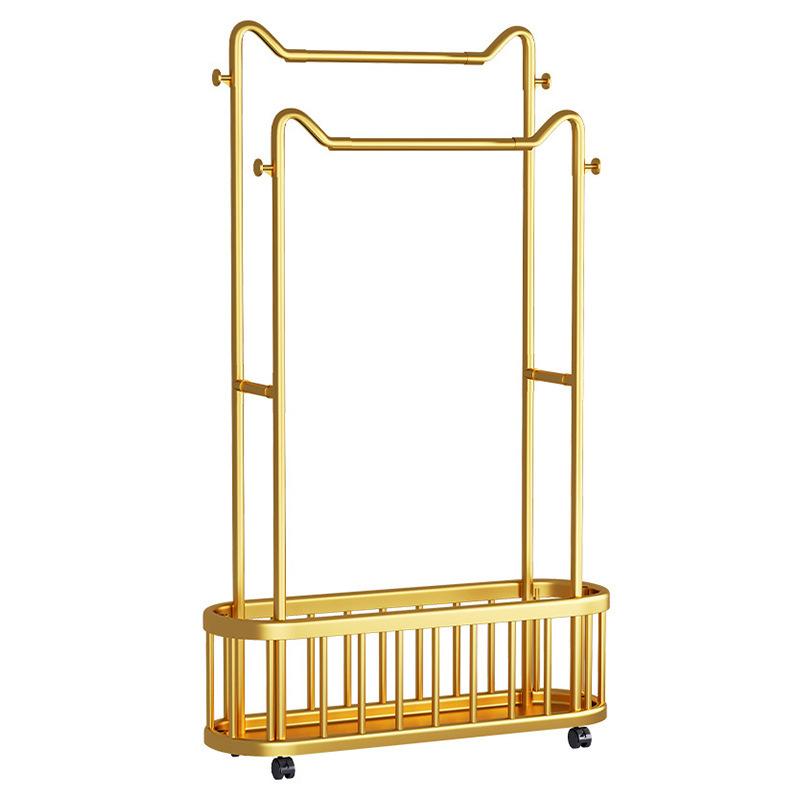 ハンガーラック 室内用 移動式 猫耳 衣類収納ラック 物干しスタンド コートハンガー 簡易ハンガーラック 軽量 ランドリーラック 寝室 リビング 白 クラシック...