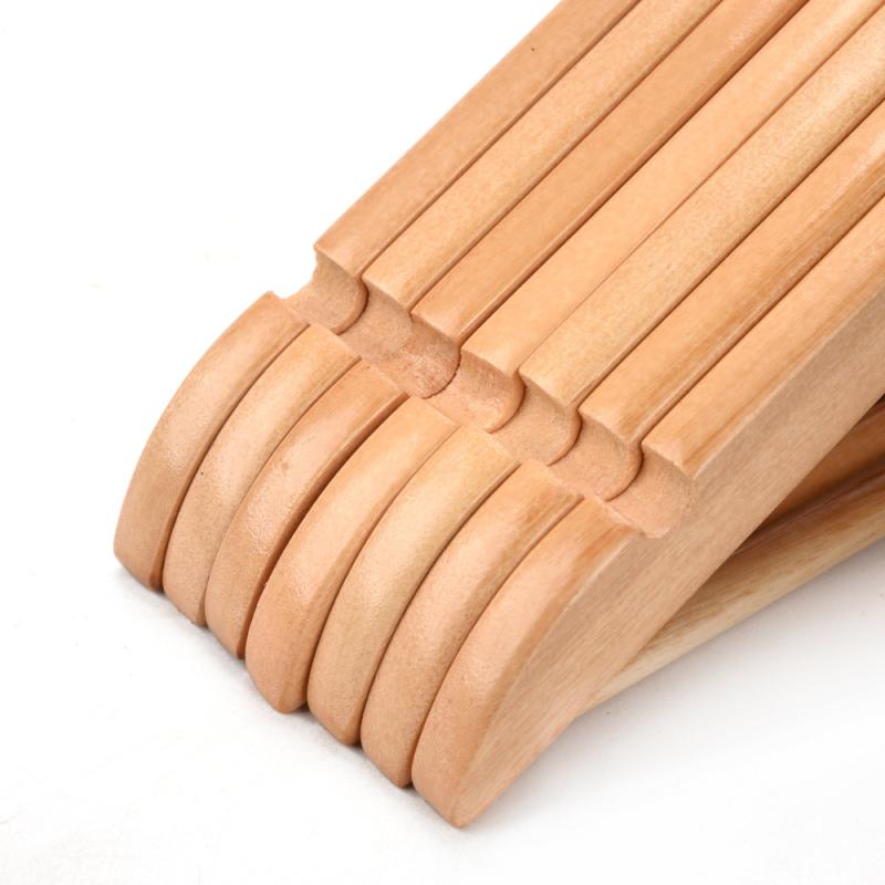 ハンガー 木製 滑り止め 無痕 家庭用 大人 子供用 良質 実木 衣類ハンガー 本色 黒 白 子供用ハンガー 荷木製 古色 実木