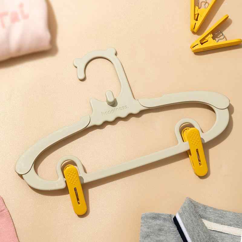 子供用ハンガー ベビー キッズ 伸縮式 新生児 幼児 服 部屋干し 洗濯 物干し(x2)