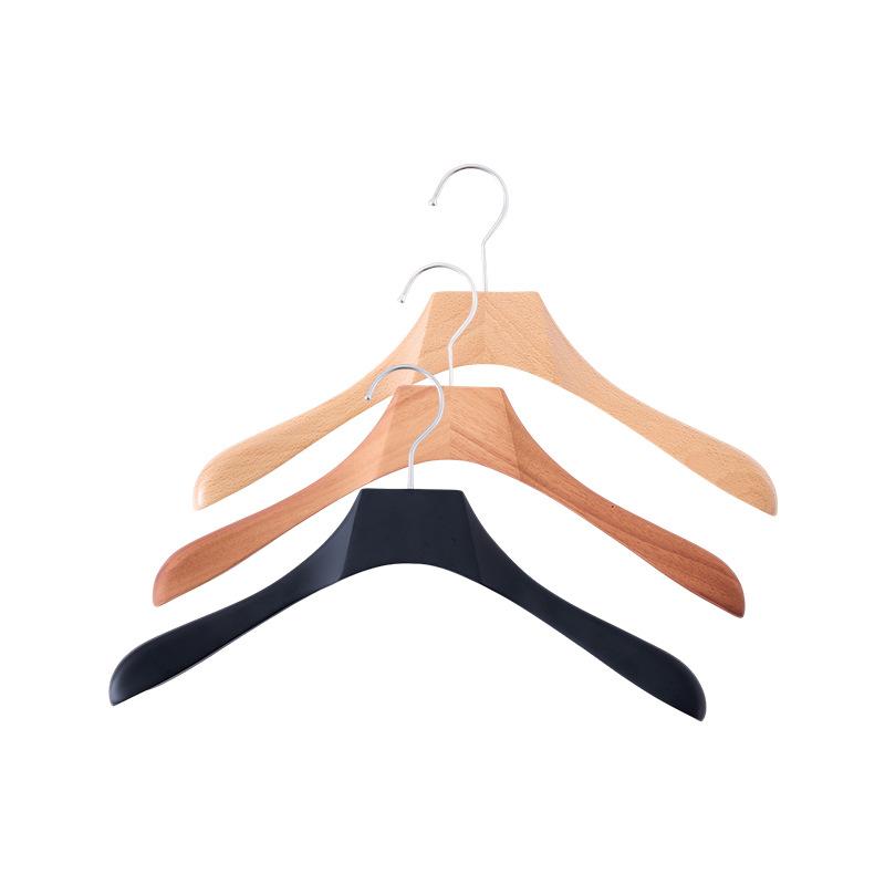 ハンガー 木製 レディース メンズ 兼用 39cm 滑り止め 型崩れ防止 丈夫 木 Selected 厳選 ビーチ材 ブナ材 けやき ケヤキ 欅 コート ジャケ...