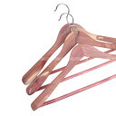 ハンガー 木製 レッドシダー 衣類ハンガー 型崩れ防止 滑り止め 大判 肩幅ワイド ジャケット コート用 洗濯 衣類収納 20本セット
