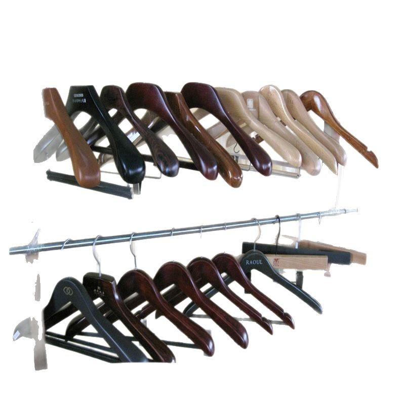 ハンガー 衣類ハンガー 木製ハンガー 高見え 445mm 白 赤 ワインレッド カーキ 黒 衣類収納 現代的 ズ..