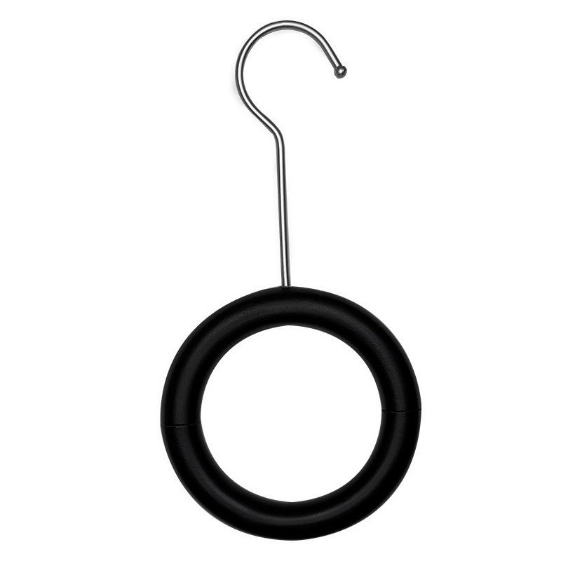 ハンガー レディース メンズ兼用 木製 S字フック 吊り下げ クリップ付き ストール スカーフ ディスプレ..