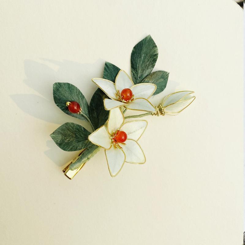 ヘアアクセサリー レディース 髪飾り かんざし レトロ チャイナドレス 和装 檀木 古風(x3)