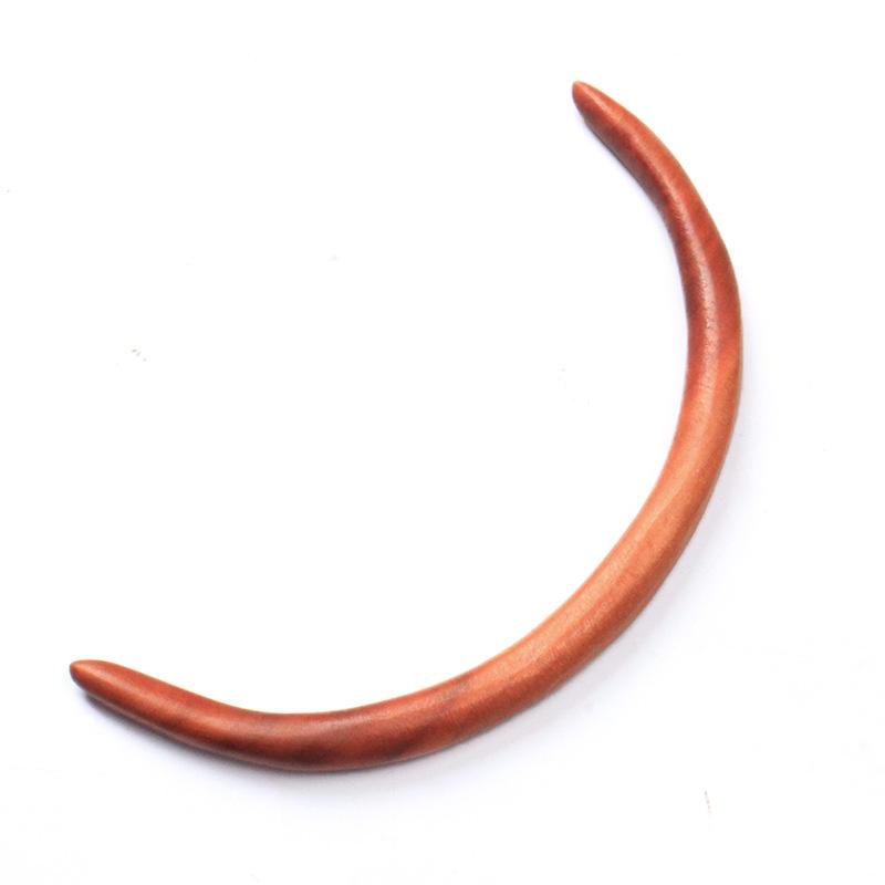 ヘアアクセサリー レディース レトロ ヘアピン 桃の木 緑檀木 かんざし まとめ髪 現代的 简约 心形