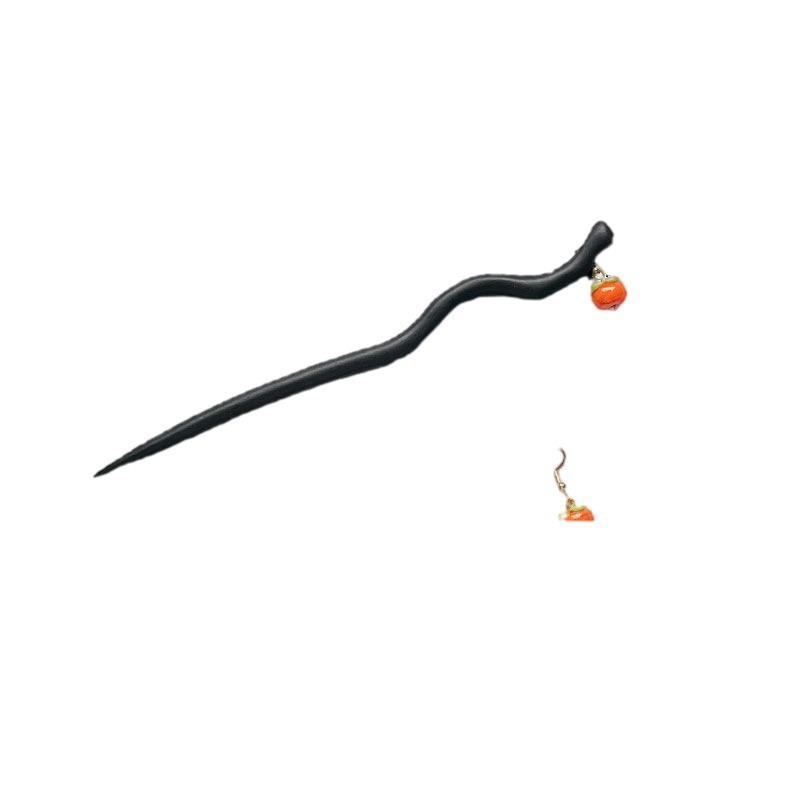 ヘアアクセサリー レディース 古風 流蘇 タッセル 簪 かんざし 木製 檀木 サンダルウッド ヘアピン ヘアスティック 髪飾り 和装 着物 浴衣 パーティー