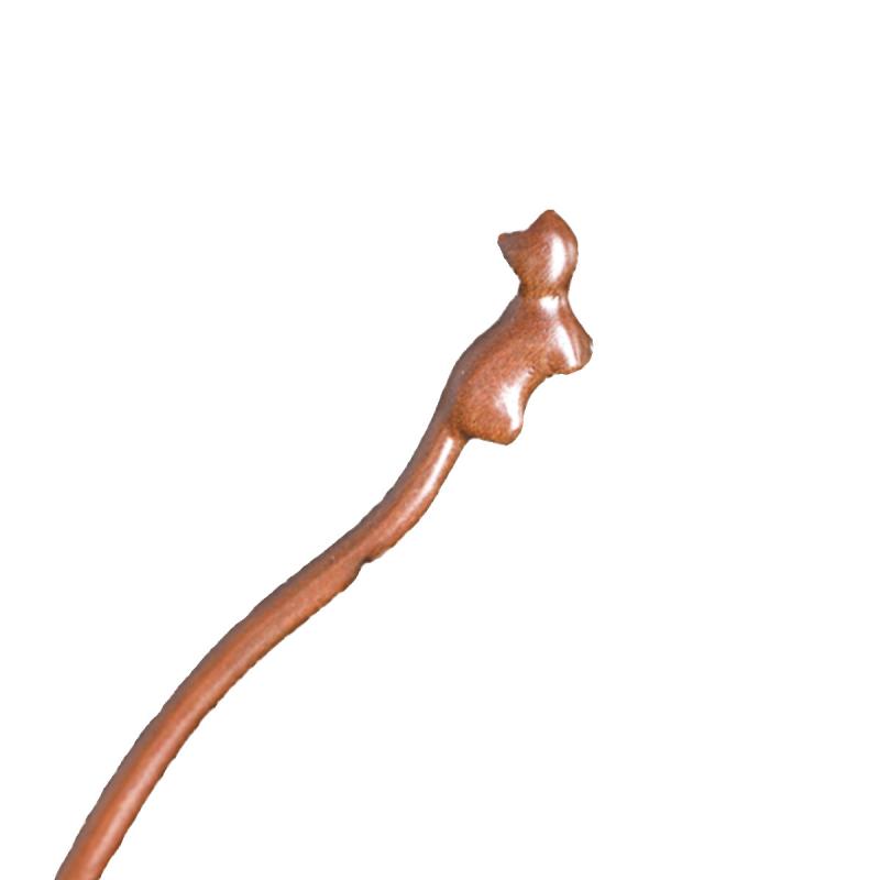 ヘアアクセサリー レディース ヘアピン 和風 髪飾り 木製 かんざし 簪 檀木 蝶 バタフライ エスニック レトロ 着物 浴衣 コスプレ ギフト プレゼント