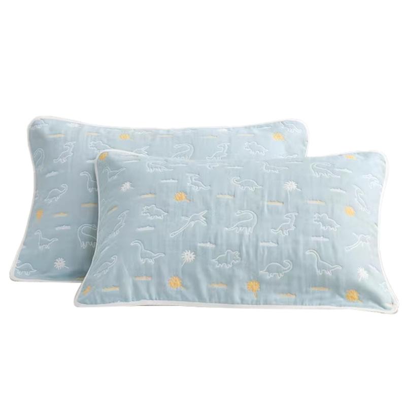 枕巾 男性用 綿 防臭 滑り止め付き 50 80cm 恐竜柄 ドット柄 ヨット柄 花柄 鹿柄 フェザー柄 チェック柄