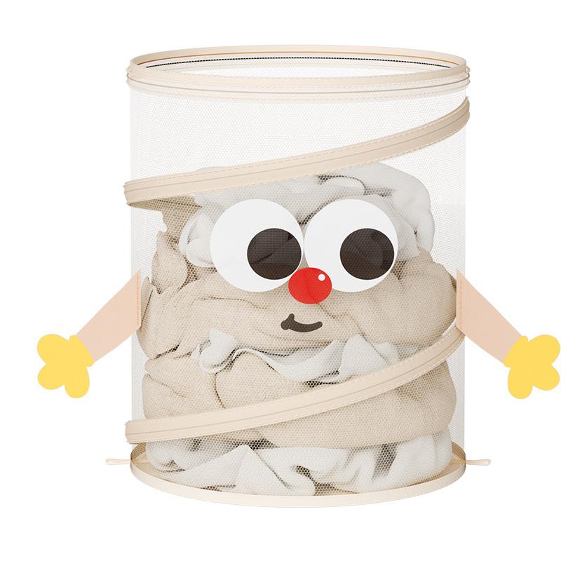 収納かご レディース 折りたたみ ランドリーバスケット ふた付き メッシュ おもちゃ箱 脱衣かご 洗濯かご バスケット 持ち手付き 雑貨収納