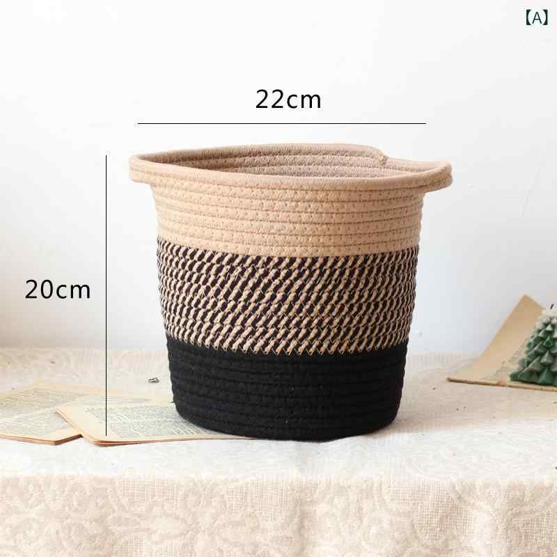 収納かご ランドリーバスケット 大容量 おもちゃ箱 玩具箱 洗濯かご 脱衣かご 雑貨収納 北欧風 コット..