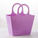 収納かご レディース メンズ 卓上 多用途 バスケット 浴用品 洗濯物入れ フルーツバスケット PP製 30cm×135cm×35cm 紫色 蛍光グリーン ピン...