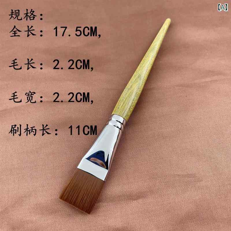 緑 檀 木 金 扁 頭 ファンデーション ブラシ bb クリーム ブラシ 鎌型 マスク ブラシ 粉 食べない ブラシ 痕 191 化粧 ブラシ(x3)