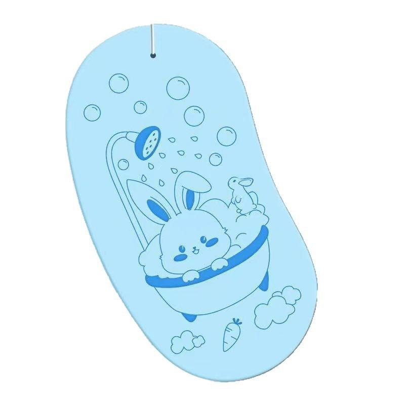 ボディタオル 子供用 カートン かわいい あかすり スポンジ 黄色 ピンク ブルー グリーン