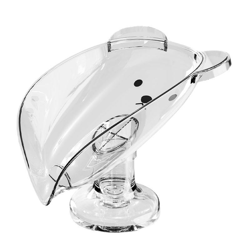 石鹸ケース 吸盤 穴あけ不要 浴室 洗面所 石鹸置き 水切り 衛生 おしゃれ クリーム色 透明 グレー(x2)