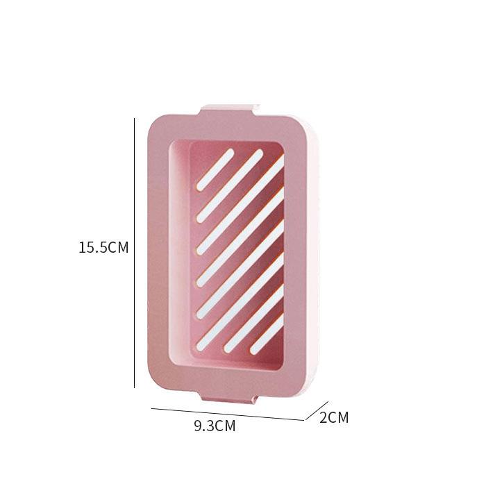 石鹸ケース 石鹸置き 泡立てネット付き 水切り 速乾 ピンク ブルー