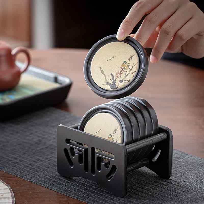 茶托 コースター 吸水 速乾 茶道具 