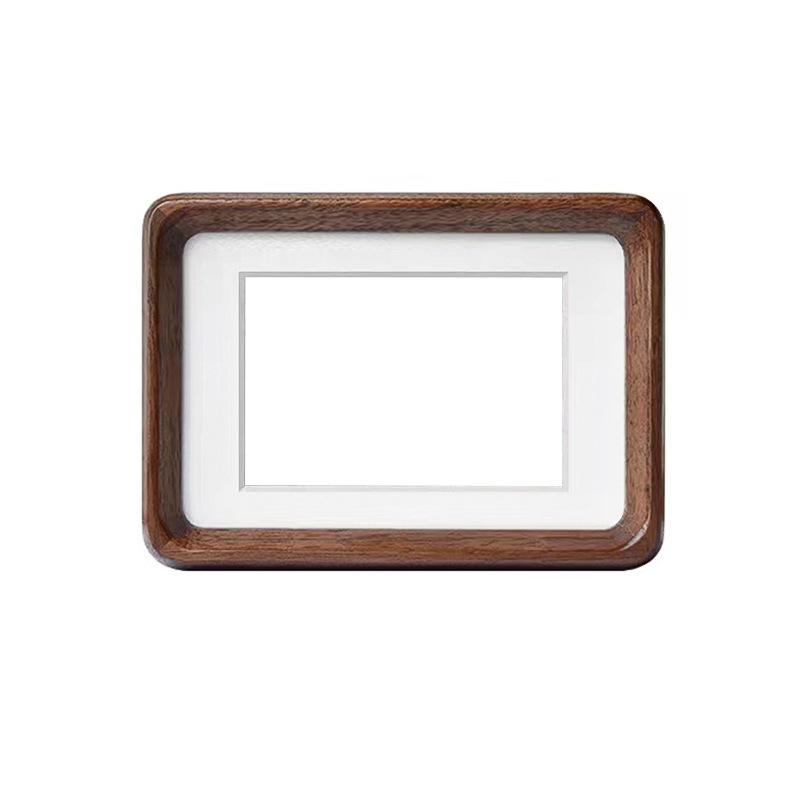 フォトフレーム A4サイズ 木製 無垢材 写真立て スタンド付き 壁掛け可能 シンプル モダン 北欧風 リビング 寝室 ギフト