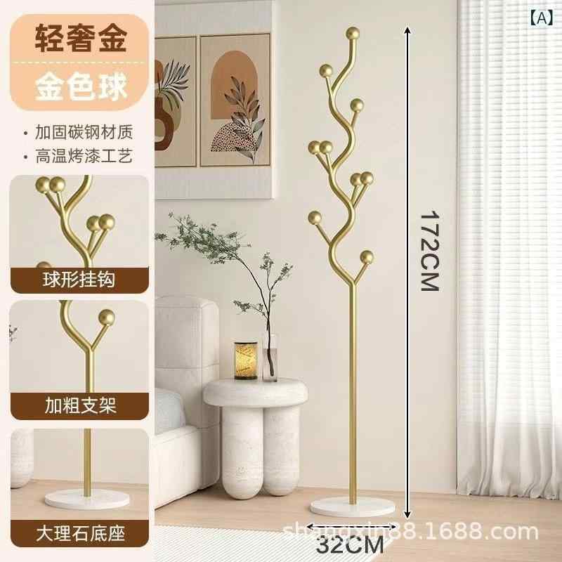 モダンな セレブの シンプル リビング ルームと 寝室の コート ラック 玄関 ドア マルチ 仕様 シンプル オリーブ コート ラック