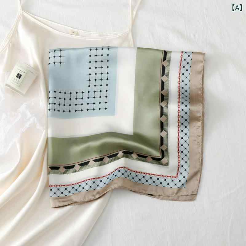 タオルの 女性 2025の 首の マフラーと シャツの 70の 小さい 方の タオルの スカーフのお 母さんの の プレゼントは 首 囲みます(x2)