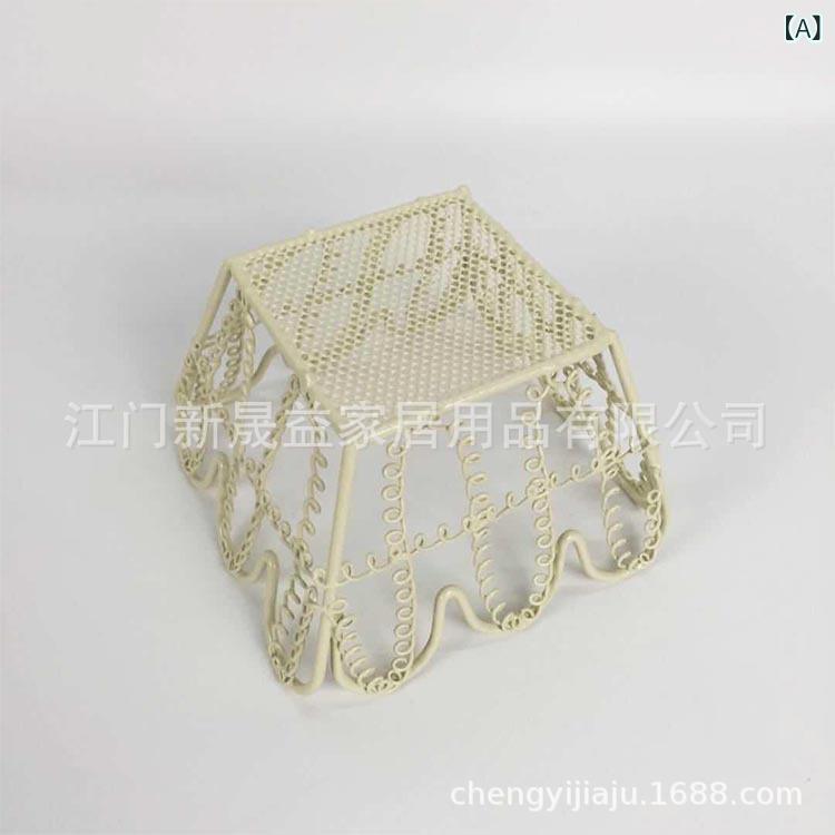 鉄 芸 家庭用 日常 収納 用品 デスク トップ オフィス 創意 白 下着 果物 日本 式 ザ カ 収納 かご(x10)