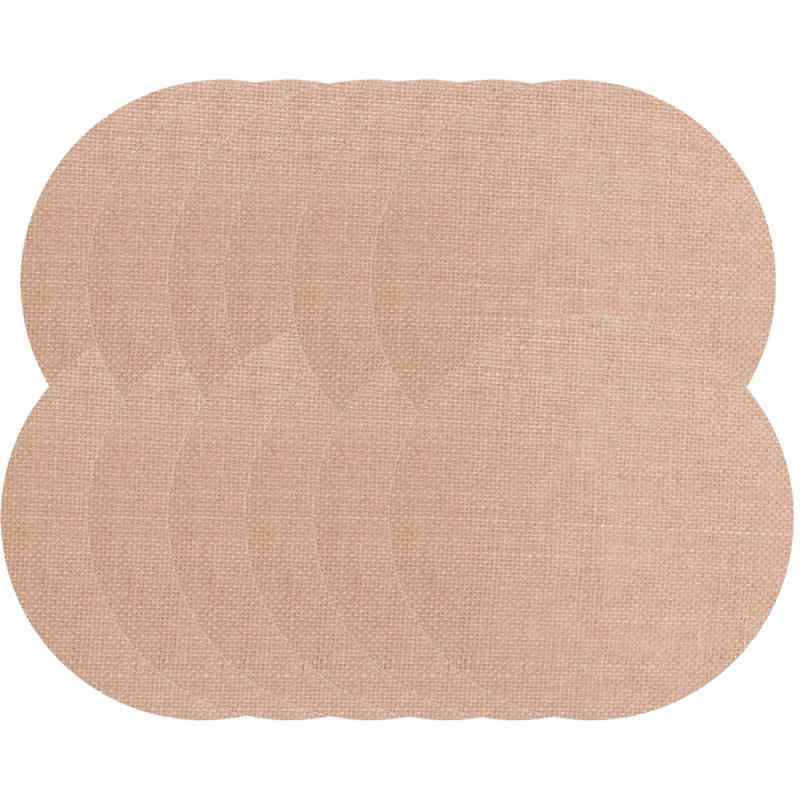 テーブルマット ランチョンマット 北欧風 黄麻 ジュート 円形 プレースマット 無地 カップ敷き(3)