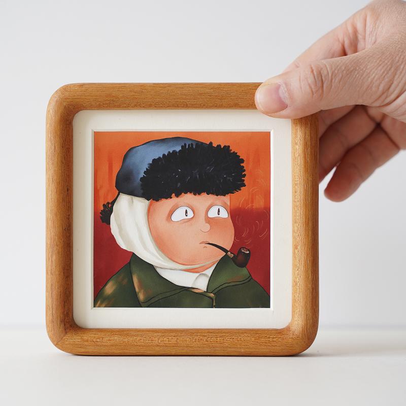 フォトフレーム 木製 卓上 写真立て 実木 DIY 1333cm 子供 成長 結婚 写真 立て ビーチウッド チーク ブラックウォールナット(x3)