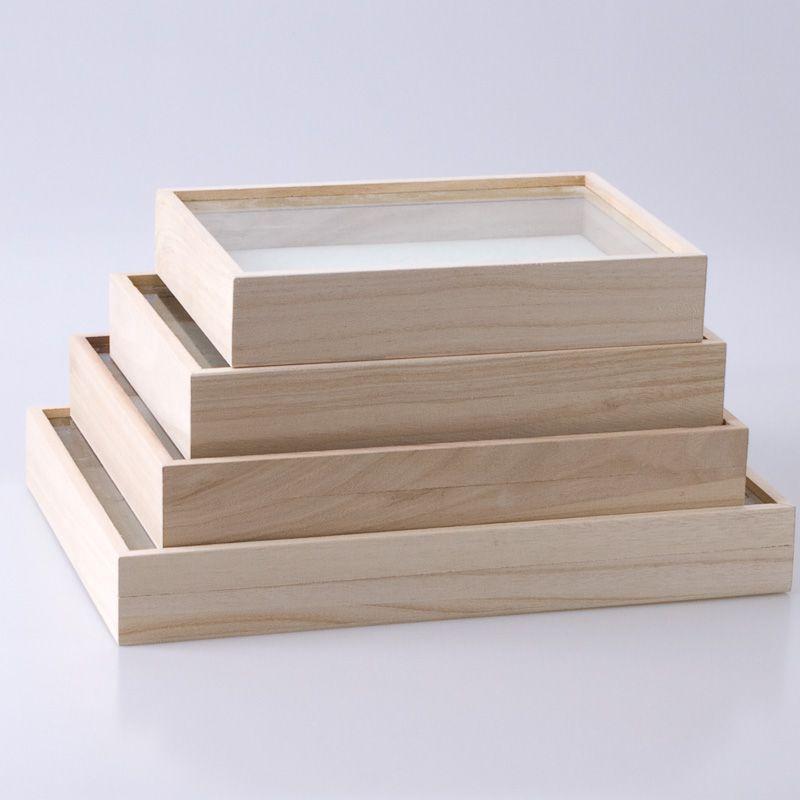 標本箱 木枠 昆虫標本 植物標本 ディスプレイケース 透明 卓上 壁掛け 木製フレーム シャドーボックス