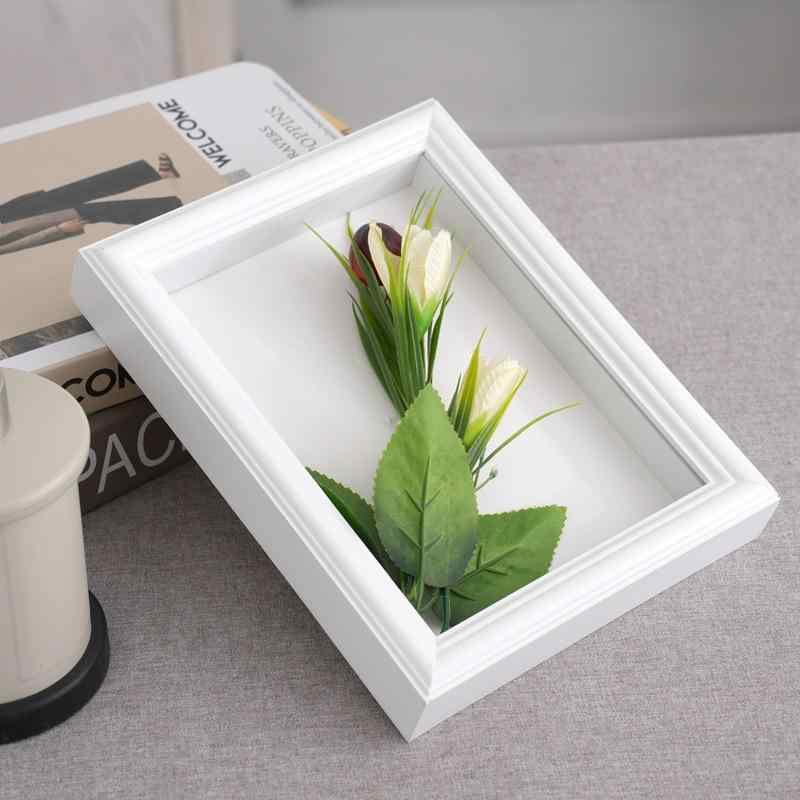 フォトフレーム 写真立て 標本 押し花 ドライフラワー 正方形 卓上 壁掛け インテリア雑貨 モダン 手作..