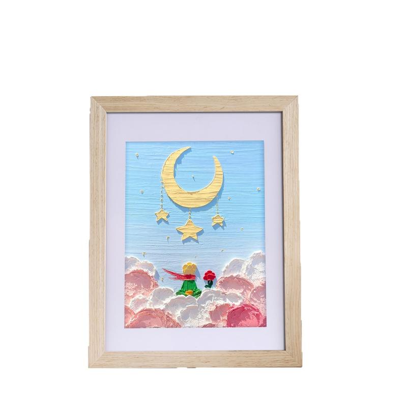 フォトフレーム キッズアートフレーム 子供用 アートフレーム マグネット開閉式 木製 A4サイズ対応 原木色 胡桃色 白 ブラック(x3)