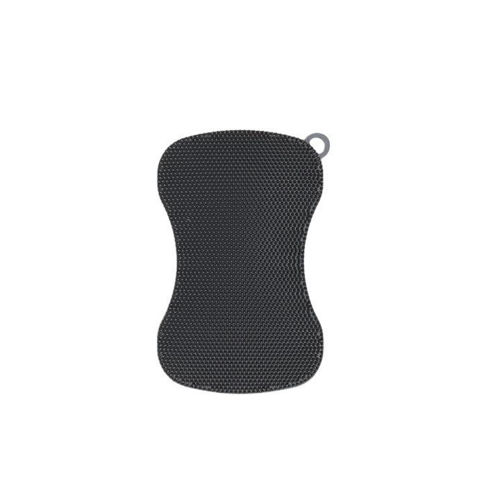 キッチンスポンジ 両面 シリコン製 油汚れ防止 食器洗い 鍋 フライパン ブラシ グレー 浅ブルー ピンク