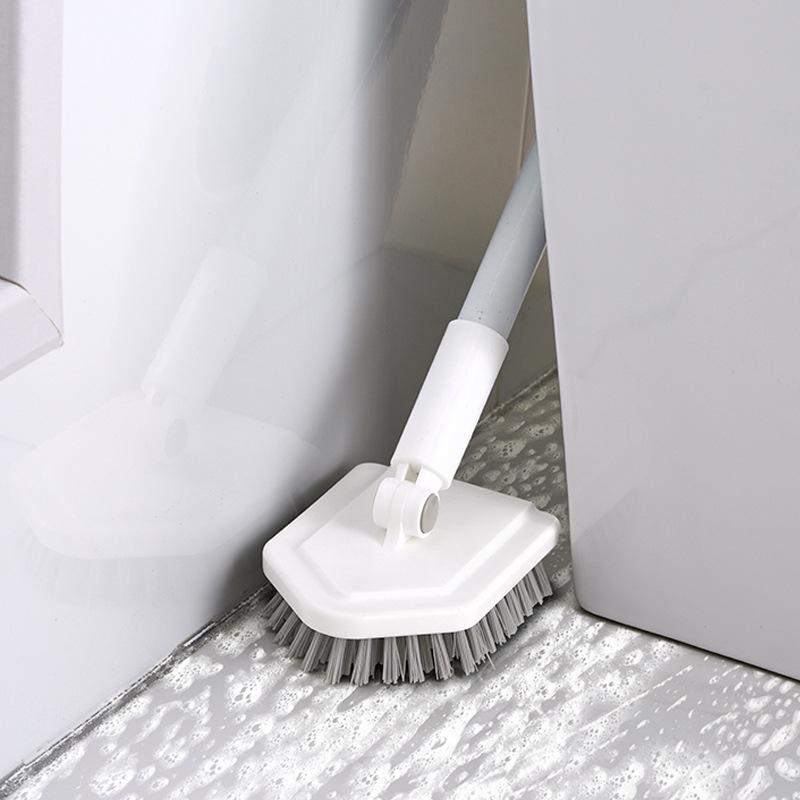 フロアブラシ 清掃ブラシ バスルーム 洗浄ブラシ ロングハンドル 硬い毛 バスタブ 浴室 タイルブラシ ..