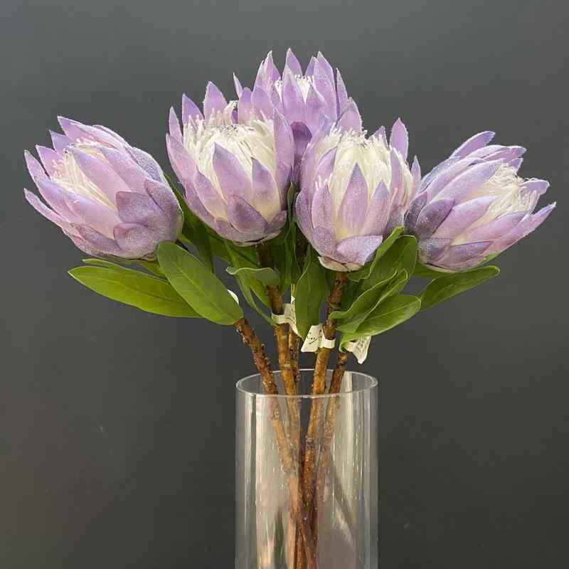 造花 帝王花 インテリア アートフラワー リビング ダイニングテーブル 寝室 玄関 ディスプレイ 布製 ピンク 淡い紫色 ワインレッド(x12)