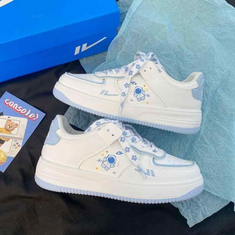 スニーカー レディース 運動靴 厚底 ローカット 通気性 軽量 婦人靴 普段使い デイリー 春夏秋冬 水色(..