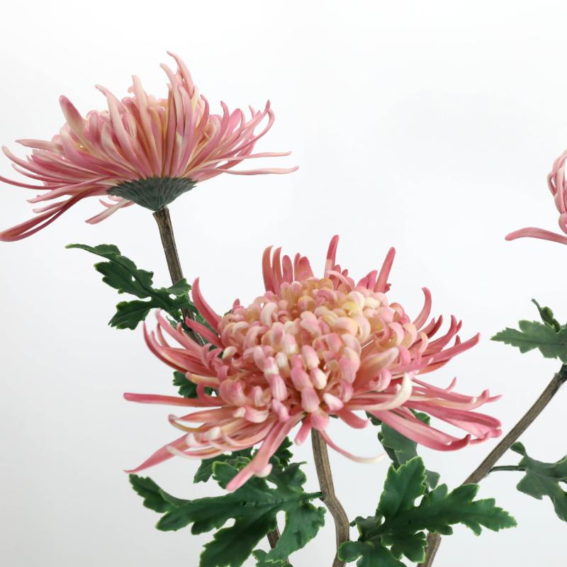 造花 デージー 蟹爪菊 インテリア 撮影道具 赤 橙色 黄色 白 ピンク系(x6)