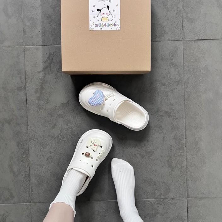 サンダル レディース 厚底 EVA サンダル ビーチ サンダル スリッパ 歩きやすい 疲れにくい かわいい カジュアル スタイル 2way ホワイト ブラック シルバー