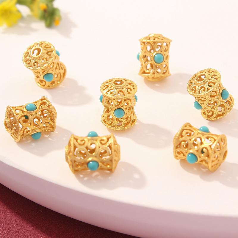 DIYアクセサリー s925 シルバー 古法金 蜻蛉玉 蜻蛉眼 すかし 彫り 透かし 珠 ビーズ 手作り ハンドメ..