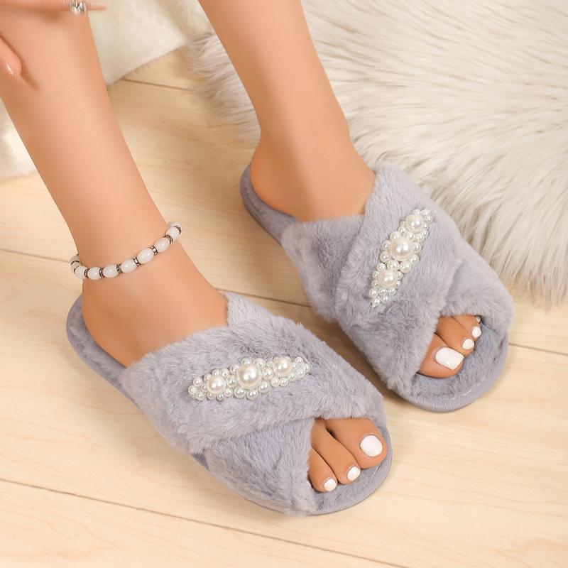 ルームシューズ レディース 秋冬 スリッパ あったか もこもこ フラット ぺたんこ 履きやすい かわいい ふわふわ 滑り止め付き 外履き ルームサンダル 室内履き 暖か 冷え対策 防寒 オフィス 事務所 おしゃれ