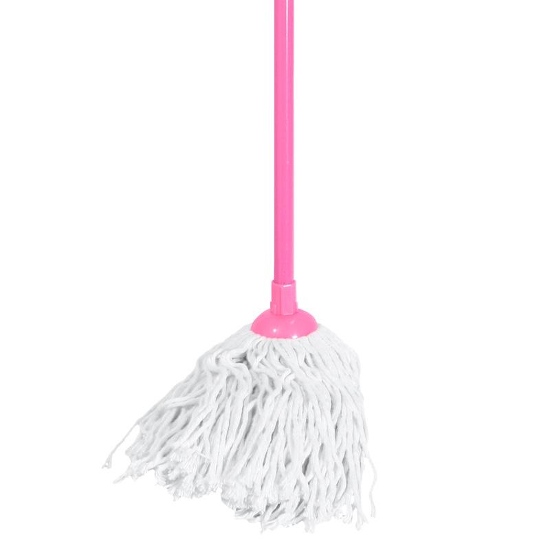 モップ 床掃除モップ 綿糸 強力吸水 鉄杆