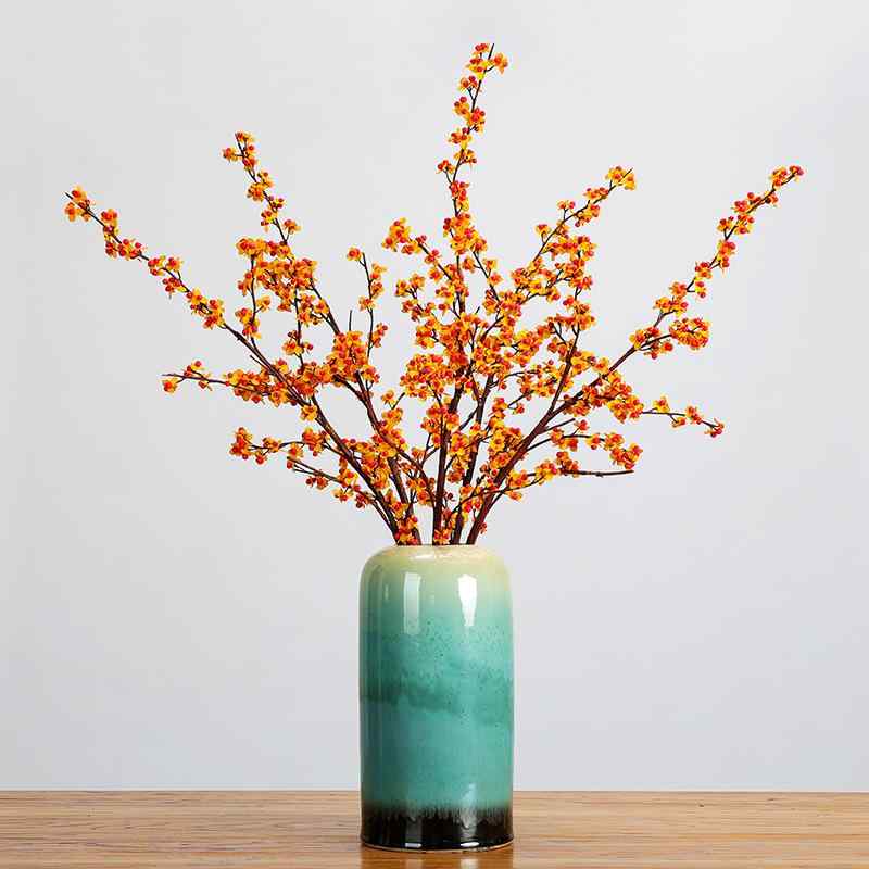 造花 南蛇藤 禅意 秋色 花材 インテリア(x3)