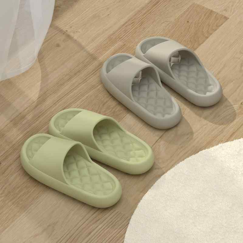 サンダル 男女兼用 浴室用 EVA 厚底 スリッパ 防臭 滑り止め ルームシューズ 部屋履き 普段使い 日常 春夏 ブラック系