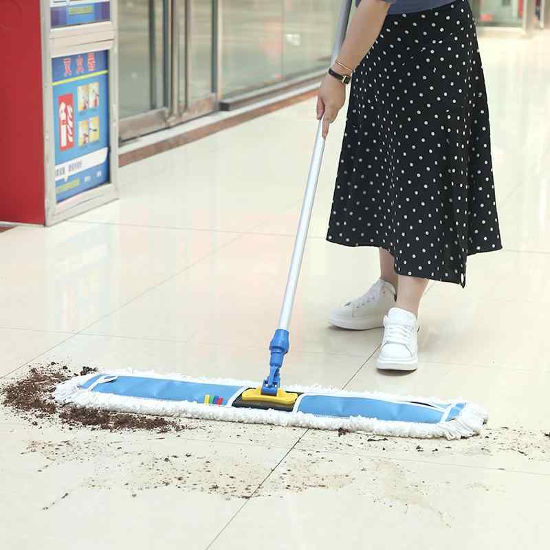 フロアモップ 業務用 家庭用 大判モップ 病院 ホテル タイル床 清掃 モップ アルミ合金 極細繊維 拭き..