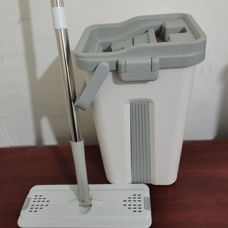 フロアモップ レディース 女性用 家庭用 モップ 水拭き 乾拭き 両用 床掃除 掃除用品 掃除道具 雑巾が..