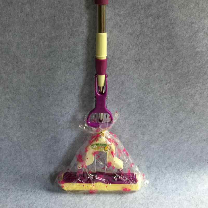 モップ レディース 女性用 機能性 伸縮式 粘着式 2色 パープル 軽量(x10)