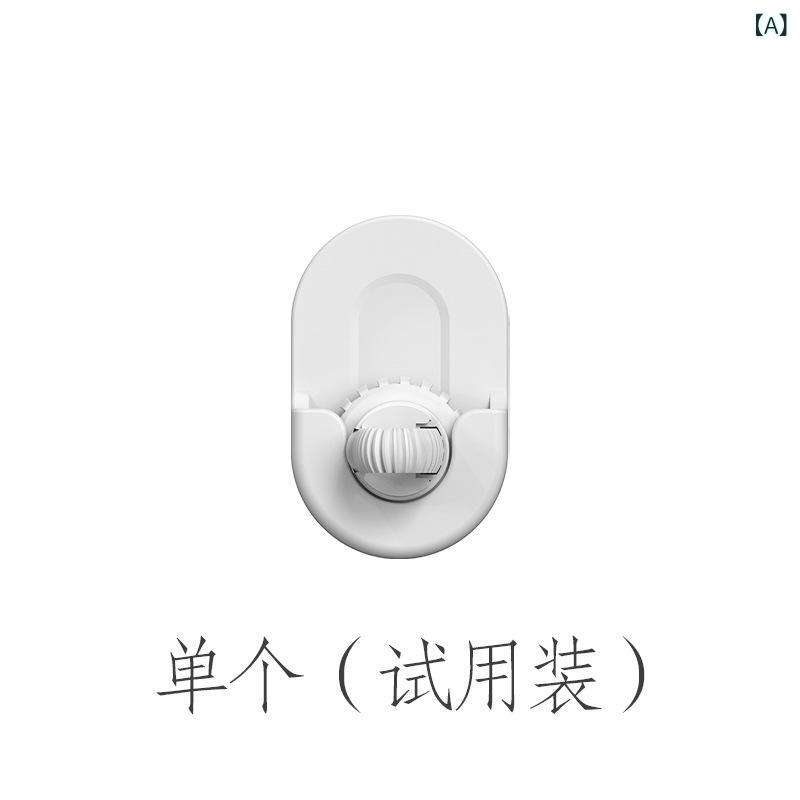 フック 粘着フック モップホルダー 強力 粘着式 壁掛けフック 穴不要 モップクリップ ほうきホルダー ..